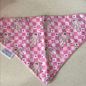 Pink Ghost Kids Bandana